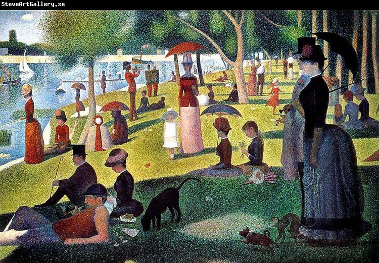 Georges Seurat Sunday Afternoon on the Island of La Grande Jatte,